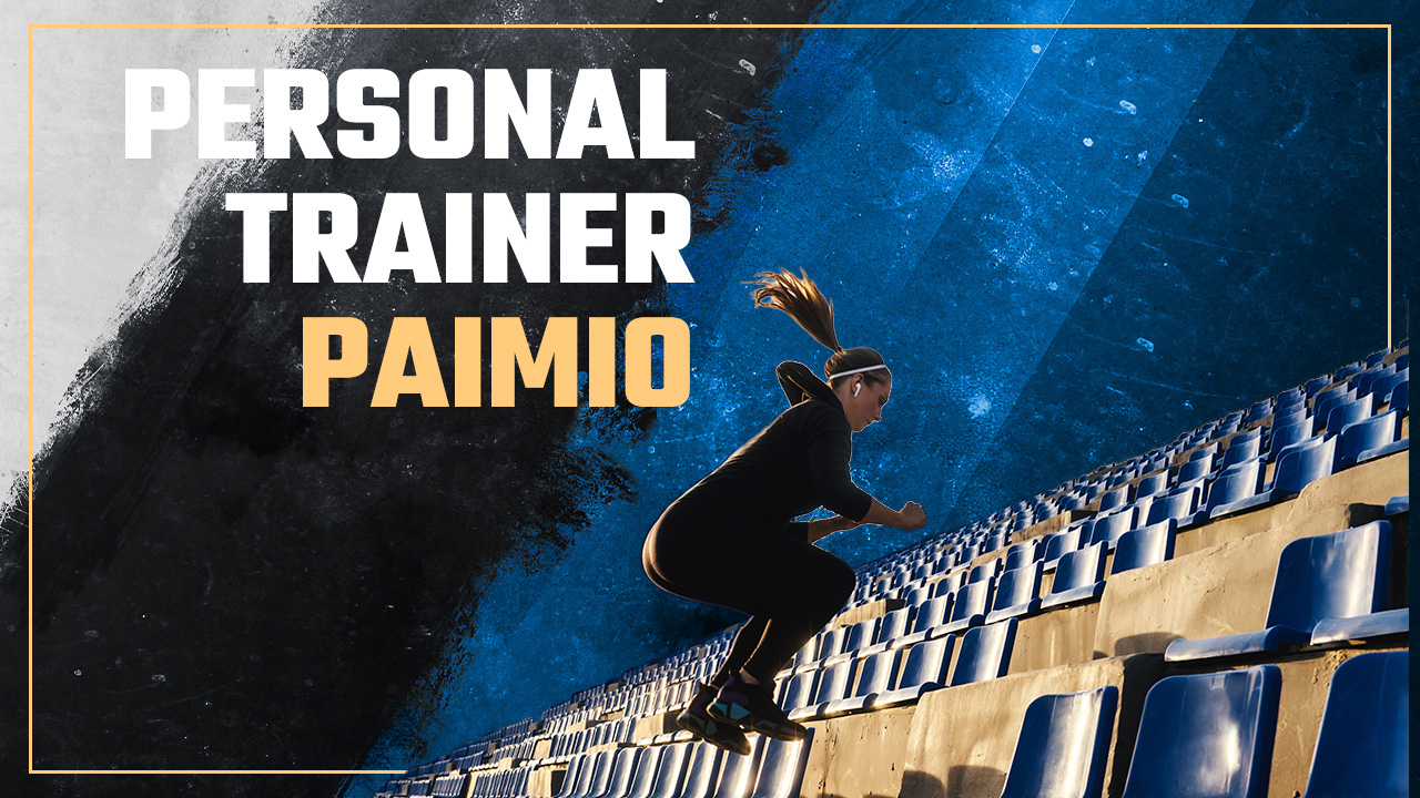 personal trainer paimio nainen loikkii portaita