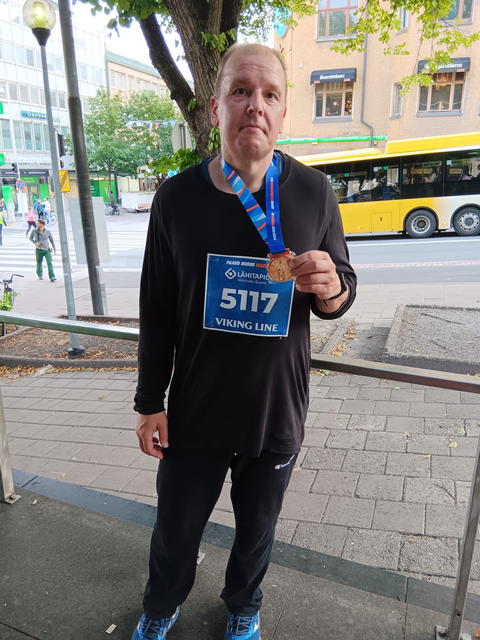 paavo nurmi 5km maalissa